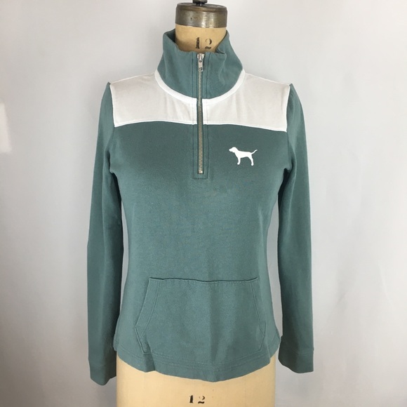 PINK Victoria's Secret Tops - 3/$30 PINK by Victoria’s Secret Half Zip Sweater